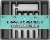 Expandable Drawer Organizer, Gray