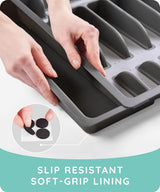 Expandable Drawer Organizer, Gray