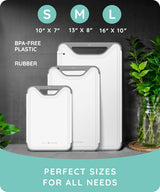 Cutting Board Set of 3, Gray