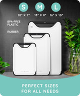 Cutting Board Set of 3, Black