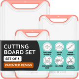 Cutting Board Set Of 3 Pink