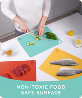 Flexible Cutting Mats Set of 3, RD/MNT/YLW