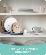 Expandable Lid Organizer, Gray