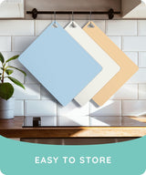 Flexible Cutting Mats Set of 3, BG/YLW/BL