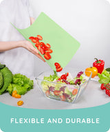 Flexible Cutting Mats Set of 3, GR/BL/LLC