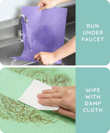 Refrigerator Mats, pack of 12, LLC/MNT/YLW