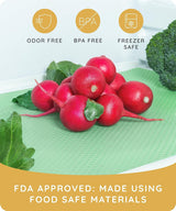 Refrigerator Mats, pack of 12, LLC/MNT/YLW