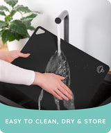 Flexible Cutting Mats Set of 3, Black