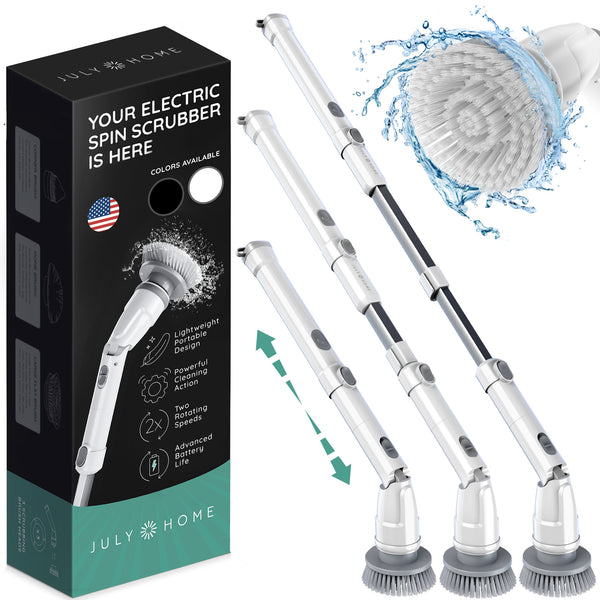 Electric Spin Scrubber White
