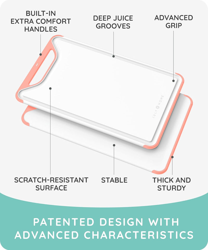 Cutting Board Set Of 3 Pink