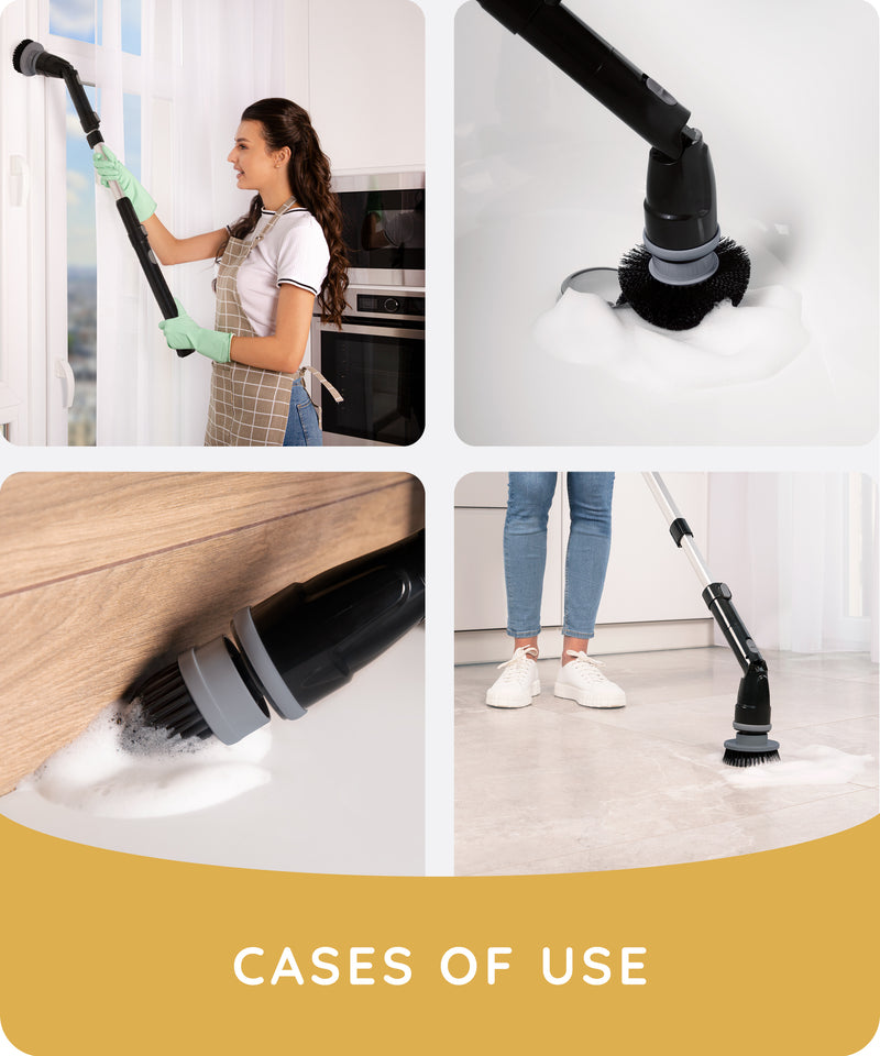 Electric Spin Scrubber Aster Black