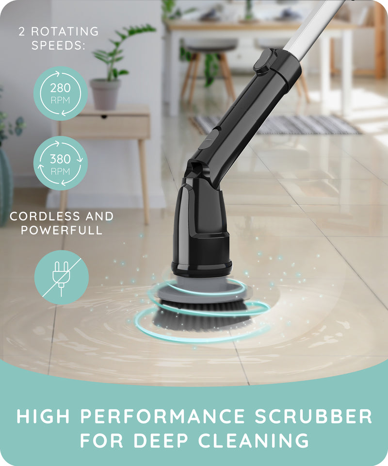 Electric Spin Scrubber Aster Black